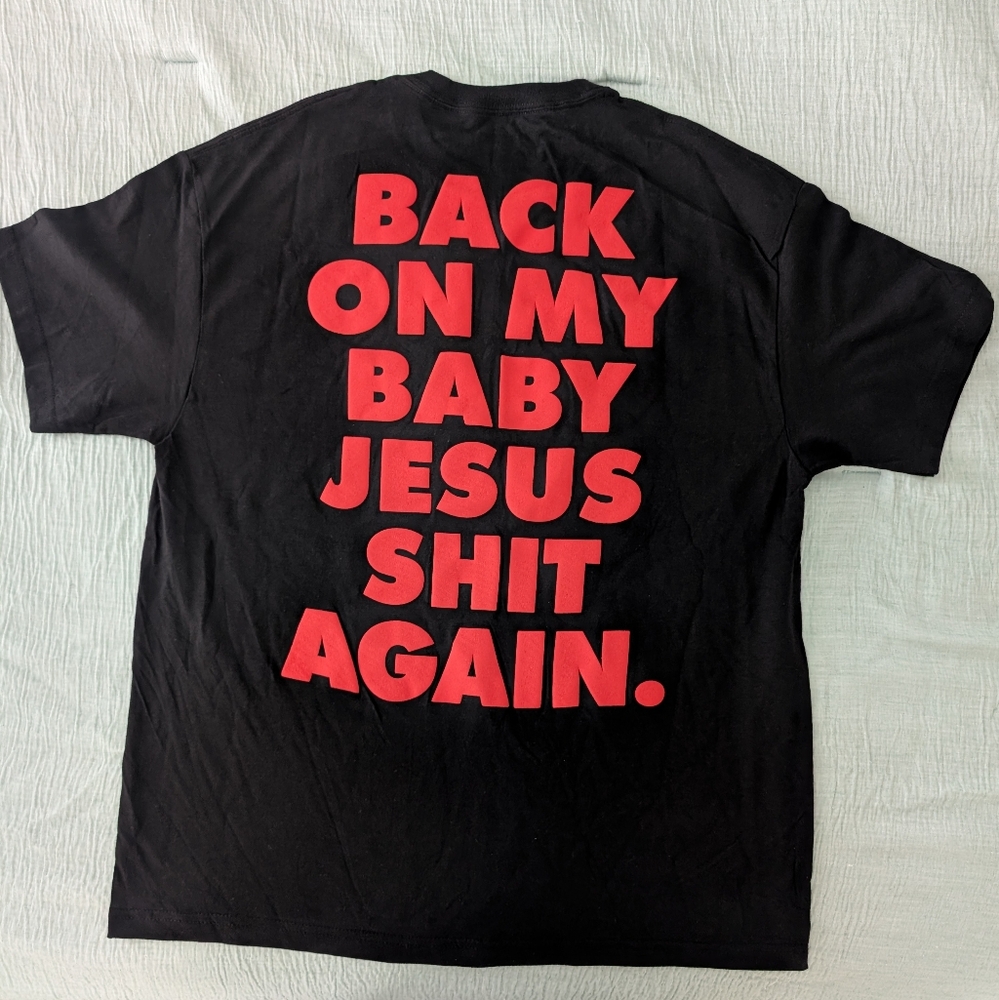 Black and Red Graphic Men's T-Shirt